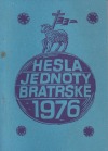 Hesla Jednoty bratrské 1976