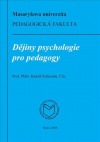 Dějiny psychologie pro pedagogy