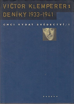 Deníky 1933—1941 obálka knihy