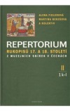 Repertorium rukopisů 17. a 18. století z muzejních sbírek v čechách II. (1 k-l + 2 m-o)