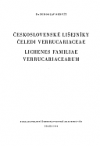 Československé lišejníky čeledi Verrucariaceae