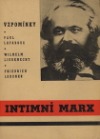 Intimní Marx: vzpomínky