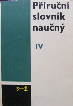 Příruční slovník naučný IV. díl (S-Ž) obálka knihy
