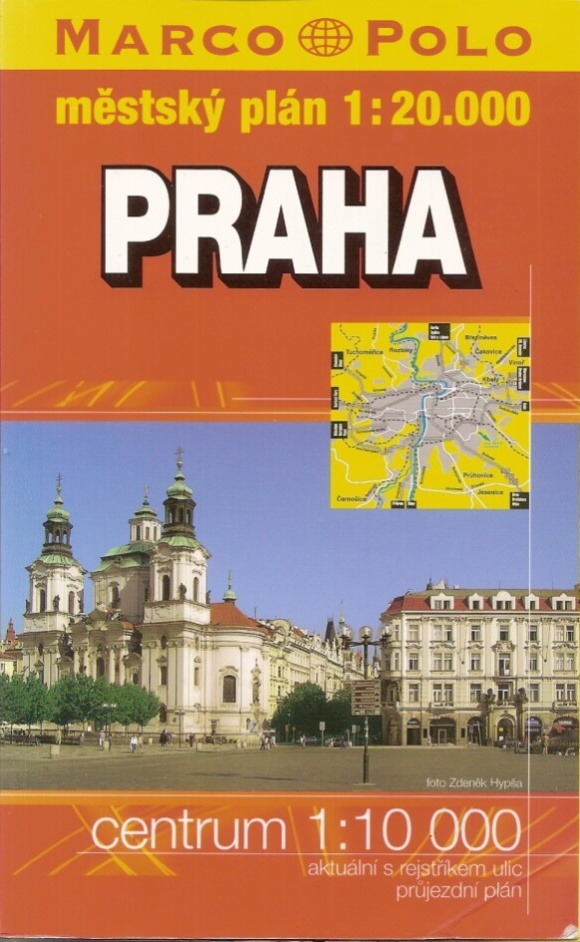 Praha – městský plán 1 : 20 000