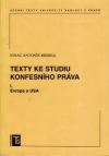 Texty ke studiu konfesního práva I., Evropa a USA