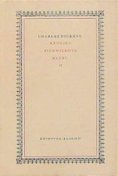 Kronika Pickwickova klubu II obálka knihy