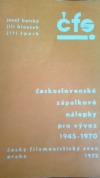 Československé zápalkové nálepky pro vývoz 1945-1970