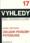 Základní problémy psychologie
