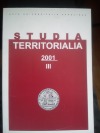 Studia Territorialia III.