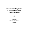 Československá justice v letech 1948-1953 v dokumentech I