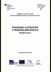 Programy a strategie v regionálním rozvoji - Studijní opora