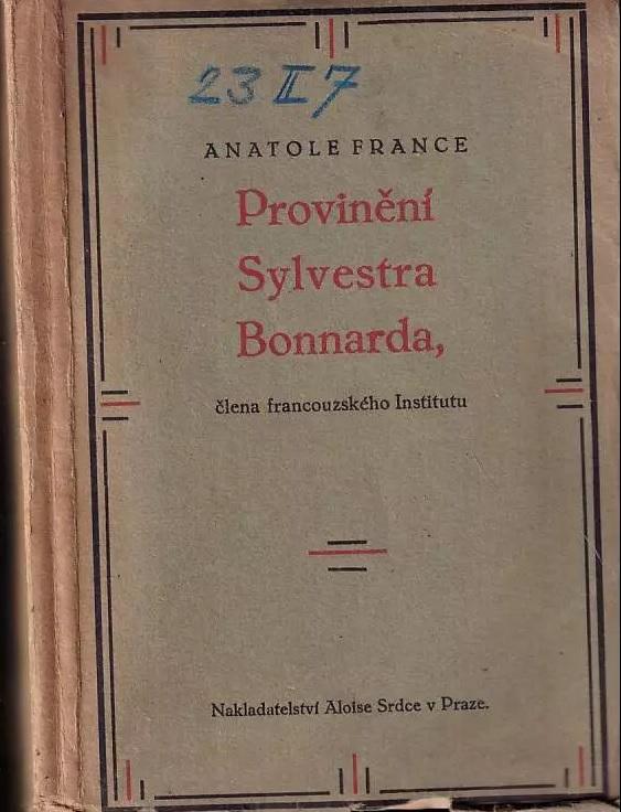 Provinění Sylvestra Bonnarda, člena francouzského Institutu