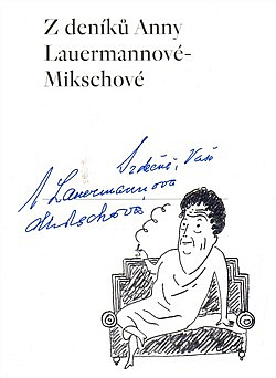 Z deníků Anny Lauermannové-Mikschové obálka knihy