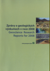Zprávy o geologických výzkumech v roce 2008