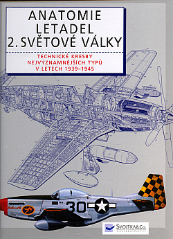 Anatomie letadel 2. světové války obálka knihy