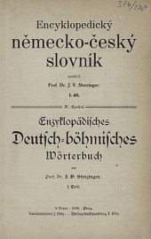 Encyklopedický německo-český slovník obálka knihy