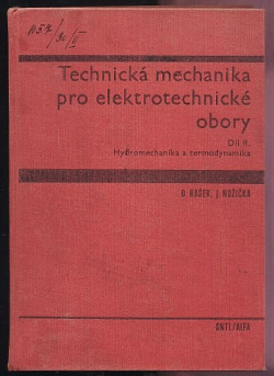 Technická mechanika pro elektrotechnické obory II. obálka knihy