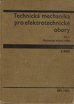 Technická mechanika pro elektrotechnické obory I. obálka knihy