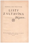 Listy z Vltavína