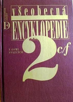 Všeobecná encyklopedie v osmi svazcích. 2, c/f obálka knihy