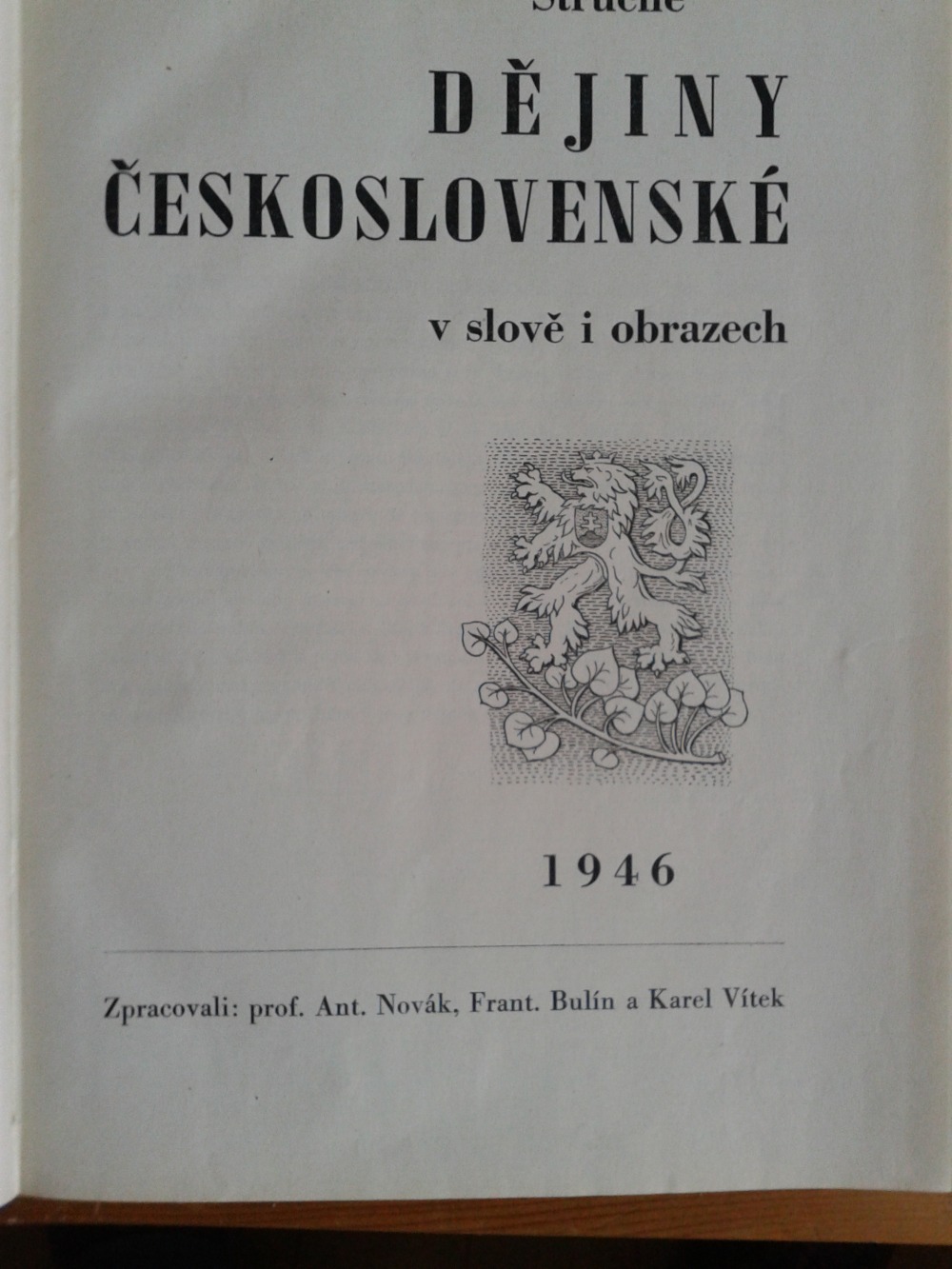 Stručné dějiny české slovem a obrazem