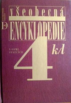Všeobecná encyklopedie v osmi svazcích. 4, k/l obálka knihy
