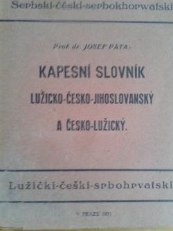 Kapesní slovník lužicko-česko-jihoslovanský a česko-lužický