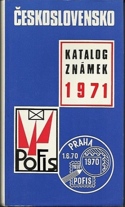 Katalog známek Československo 1971 obálka knihy