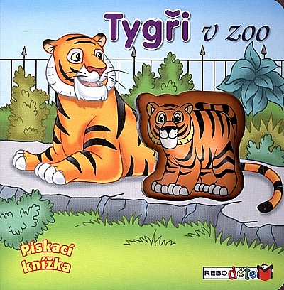 Tygři v zoo Pískací knížka
