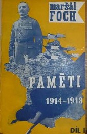 Paměti: Příspěvek k dějinám války 1914 - 1918 I. obálka knihy