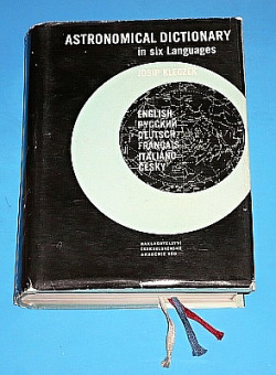 Astronomical dictionary in six Languages - Astronomický slovník v šesti jazycích