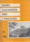 Sborník vlastivědných prací z Podblanicka č.28, 1987