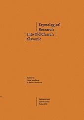 Etymological Research into Old Church Slavonic