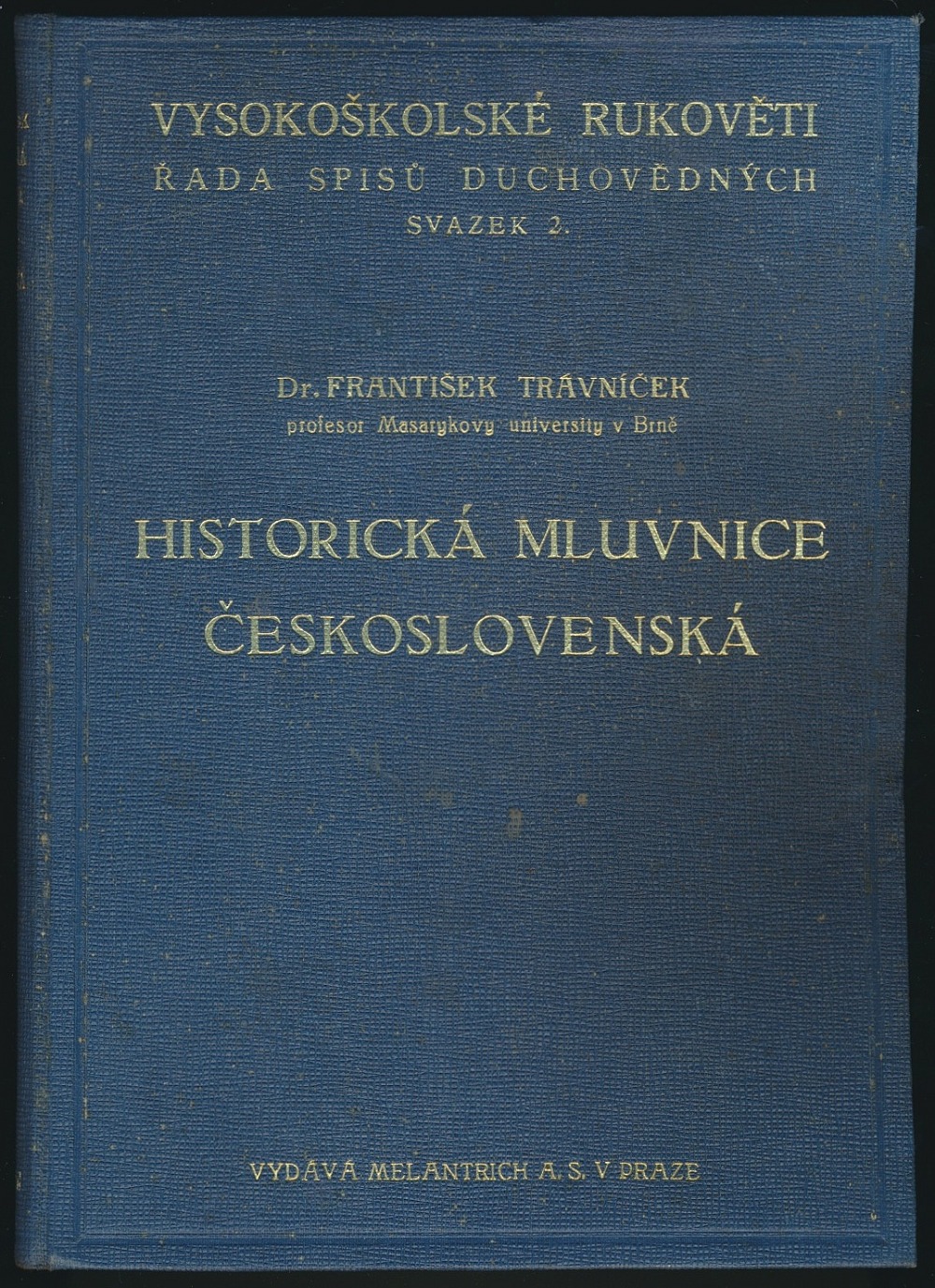 Historická mluvnice československá