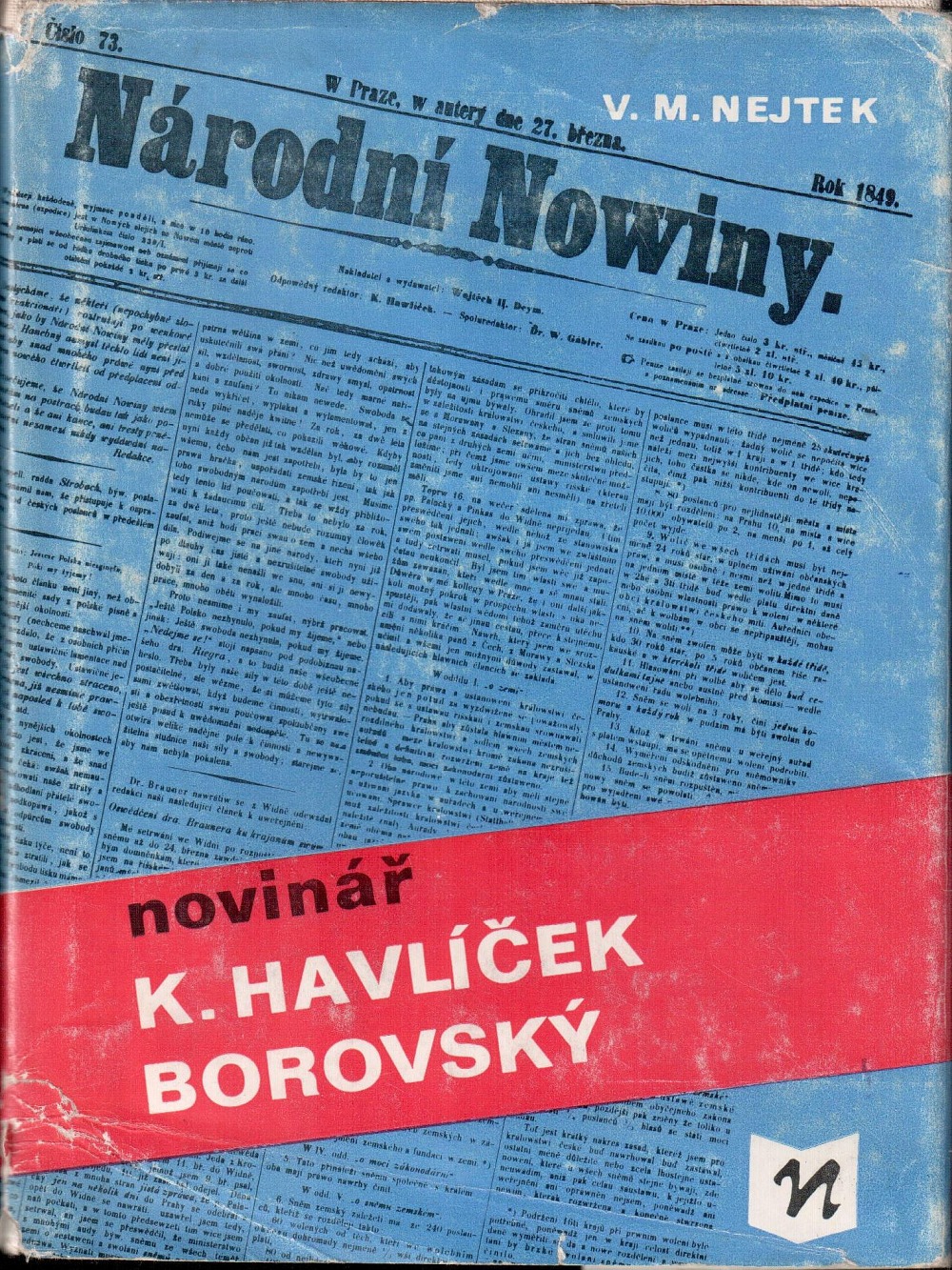 Novinář Karel Havlíček Borovský