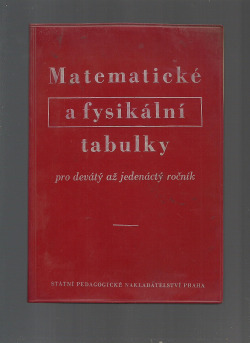 Matematické a fysikální tabulky pro 9.-11.ročník