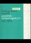Bibliografický rejstřík památek archeologických 1931-1965