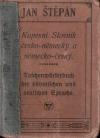 Nový kapesní slovník česko-německý a německo-český