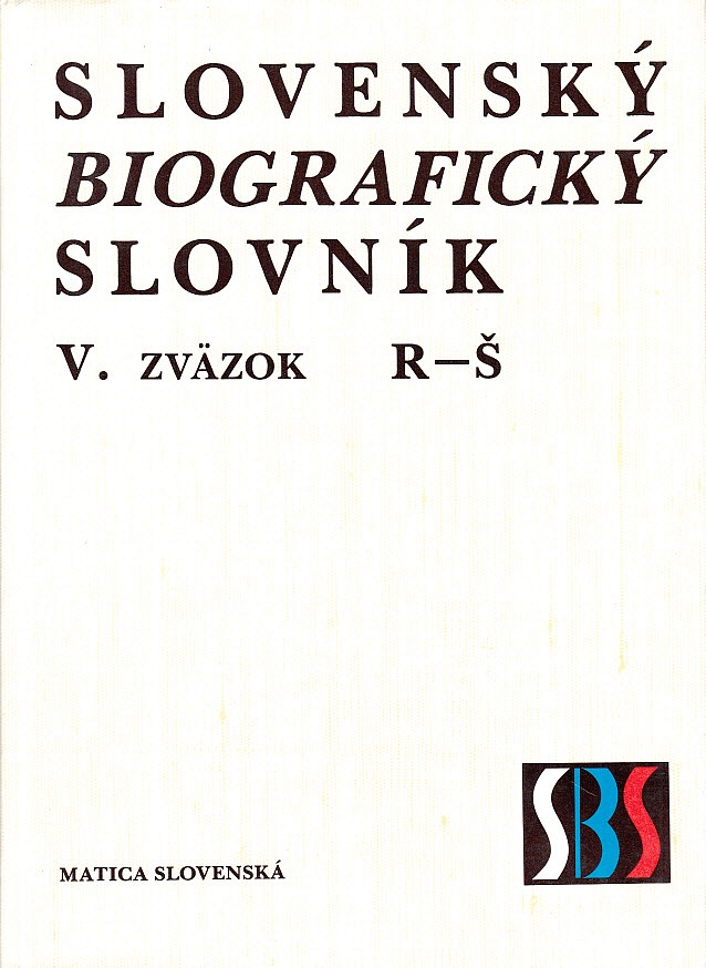 Slovenský biografický slovník V. R – Š