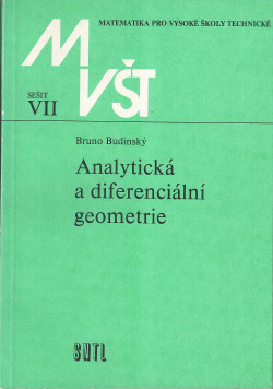 Analytická a diferenciální geometrie obálka knihy