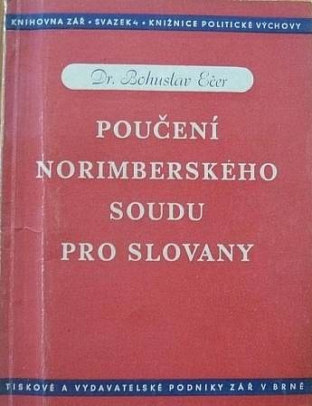 Poučení norimberského soudu pro Slovany