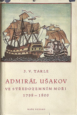 Admirál Ušakov ve Středozemním moři 1798-1800 obálka knihy