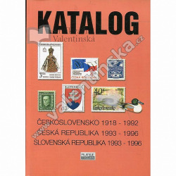 Katalog Československo 1918 - 1992 Česká republika 1993 - 1996 Slovenská republika 1993 - 1996