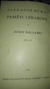 Paměti lékařovy: Josef Balsamo III