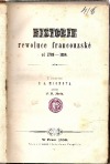 Historie rewoluce francouzské od 1789-1814