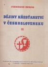 Dějiny křesťanství v Československu II.