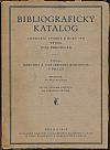 Bibliografický katalog vydaných knih za rok 1938