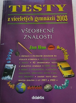 Testy z víceletých gymnázií 2003