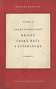 Dějiny české řeči a literatury