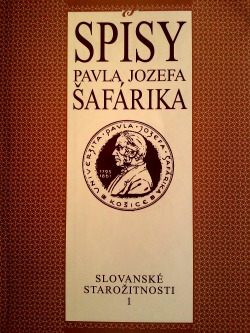 Slovanské starožitnosti I. obálka knihy
